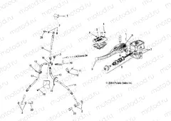 CONTROLS - MASTER CYLINDER/BRAKE LINE - A05CL50AA (4995019501B08) | CONTROLS - MASTER CYLINDER/BRAKE LINE - A05CL50AA (4995019501B08)