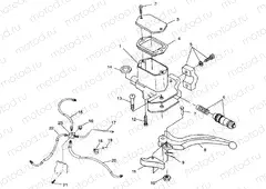 CONTROLS-MASTER CYLINDER/BRAKE LINE Sport 400L W98BA38C (4947234723B009) | CONTROLS-MASTER CYLINDER/BRAKE LINE Sport 400L W98BA38C (4947234723B009)