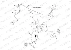 CONTROLS-MASTER CYLINDER/FRONT BRAKE LINE - A05JD50AA/AB/AC (4995169516B14) | CONTROLS-MASTER CYLINDER/FRONT BRAKE LINE - A05JD50AA/AB/AC (4995169516B14)