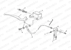 CONTROLS - RH MASTER CYLINDER /BRAKE LINE 6X6 350L W938739 (4924062406023A) | CONTROLS - RH MASTER CYLINDER /BRAKE LINE 6X6 350L W938739 (4924062406023A)