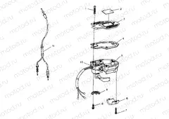 CONTROLS - THROTTLE ASM./CABLE 2x4 400L W947540 (4926752675B007) | CONTROLS - THROTTLE ASM./CABLE 2x4 400L W947540 (4926752675B007)