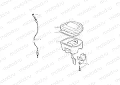 CONTROLS - THROTTLE ASM/CABLE - A02CH42AA (4968536853B10) | CONTROLS - THROTTLE ASM/CABLE - A02CH42AA (4968536853B10)