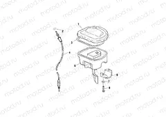 CONTROLS - THROTTLE ASM/CABLE - A02CK42AA/AB (4970327032B06) | CONTROLS - THROTTLE ASM/CABLE - A02CK42AA/AB (4970327032B06)