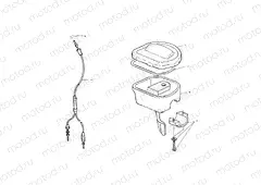 CONTROLS-THROTTLE ASM/CABLE - A05BA25CA/CB (4999201499920149B12) | CONTROLS-THROTTLE ASM/CABLE - A05BA25CA/CB (4999201499920149B12)