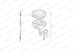 CONTROLS - THROTTLE ASM./CABLE - A99CH45IA (4949154915B008) | CONTROLS - THROTTLE ASM./CABLE - A99CH45IA (4949154915B008)