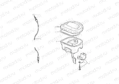 CONTROLS - THROTTLE ASM./CABLE - A99CH50AC (4952455245b010) | CONTROLS - THROTTLE ASM./CABLE - A99CH50AC (4952455245b010)