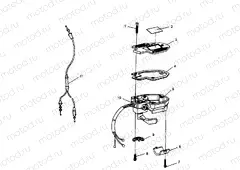 CONTROLS - THROTTLE ASM./CABLE Magnum 2X4 W967544 (4936033603B008) | CONTROLS - THROTTLE ASM./CABLE Magnum 2X4 W967544 (4936033603B008)