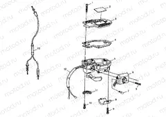 CONTROLS - THROTTLE ASM./CABLE XPLORER 300 W98CC28C (4945264526B009) | CONTROLS - THROTTLE ASM./CABLE XPLORER 300 W98CC28C (4945264526B009)