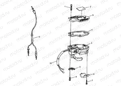 CONTROLS - THROTTLE ASM./CABLE XPRESS 300 W98CA28C (4945364536B008) | CONTROLS - THROTTLE ASM./CABLE XPRESS 300 W98CA28C (4945364536B008)