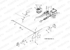 CONTROLS/MASTER CYLINDER | CONTROLS/MASTER CYLINDER, LH and BRAKE LINE - A05CA32EA (4999200489920048B09)