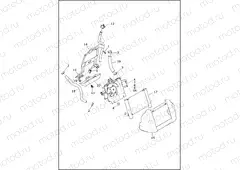 COOLANT DISTRIBUTION, AIR-COOLED
