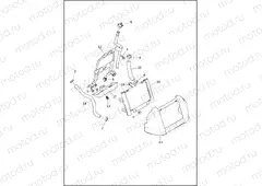 COOLANT DISTRIBUTION, AIR-COOLED