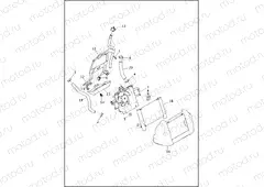 COOLANT DISTRIBUTION, AIR-COOLED