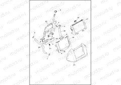 COOLANT DISTRIBUTION - AIR-COOLED