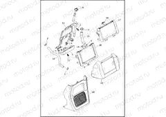 COOLANT DISTRIBUTION - AIR-COOLED