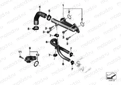 Coolant hoses / mounted components