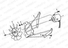 COOLING SYSTEM XPLORER 300 W98CC28C (4945264526A012) | COOLING SYSTEM XPLORER 300 W98CC28C (4945264526A012)