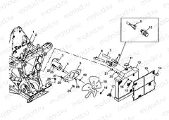 COOLING SYSTEM XPLORER 400L W98CC38C (4945414541A011) | COOLING SYSTEM XPLORER 400L W98CC38C (4945414541A011)
