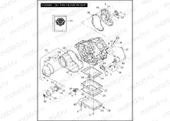 COVERS, OIL PAN/FILTER/PICKUP