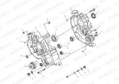 CRANKCASE - A01BA50AA (4963716371D001) | CRANKCASE - A01BA50AA (4963716371D001)