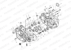 CRANKCASE - A03GJ50AA/AB (4975767576C03) | CRANKCASE - A03GJ50AA/AB (4975767576C03)