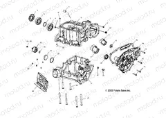 CRANKCASE - A04CH68AK/AL/AN/AO (4987438743D03) | CRANKCASE - A04CH68AK/AL/AN/AO (4987438743D03)