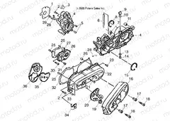 CRANKCASE - A04KA09CA/CB (4987808780A10) | CRANKCASE - A04KA09CA/CB (4987808780A10)