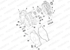 CRANKCASE - A99CH45CA (4949154915D006) | CRANKCASE - A99CH45CA (4949154915D006)