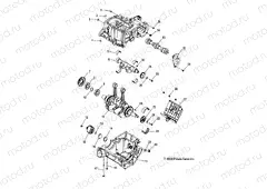 CRANKCASE and CRANKSHAFT - A04CH68AP/AQ/AU/CU (4987468746D04) | CRANKCASE and CRANKSHAFT - A04CH68AP/AQ/AU/CU (4987468746D04)