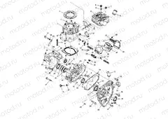CRANKCASE and CYLINDER 2x4 400L W947540 (4926752675C007) | CRANKCASE and CYLINDER 2x4 400L W947540 (4926752675C007)