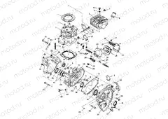 CRANKCASE and CYLINDER Sportsman 4x4 W948040 (4926842684C011) | CRANKCASE and CYLINDER Sportsman 4x4 W948040 (4926842684C011)