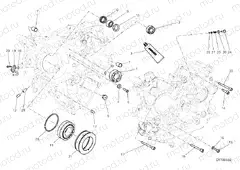 CRANKCASE BEARINGS » ENGINE CASE