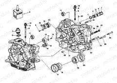 CRANKCASE DMM 001275> » ENGINE CASE