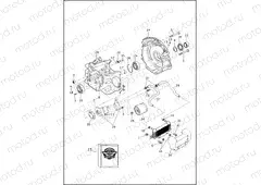 CRANKCASE & ENGINE OIL FILTER - TWIN CAM 110â¢