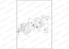 CRANKCASE & ENGINE OIL FILTER - TWIN CAM 110â¢