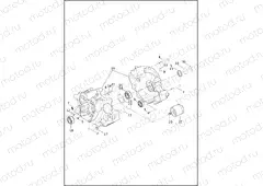 CRANKCASE & ENGINE OIL FILTER - TWIN CAM 110â¢