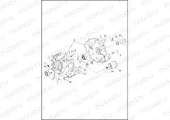 CRANKCASE & ENGINE OIL FILTER - TWIN CAM 96â¢