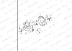 CRANKCASE & ENGINE OIL FILTER - TWIN-COOLED⢠TWIN CAM 103â¢