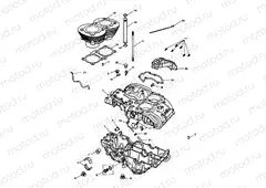 Crankcase & Fittings - Bonnevill