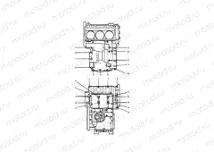 Crankcase Fixings Black Engines