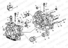 CRANKCASE FMM >001274 » ENGINE CASE