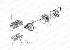CRANKCASE - W025101C/W025101D/W025101I (4971387138C03) | CRANKCASE - W025101C/W025101D/W025101I (4971387138C03)