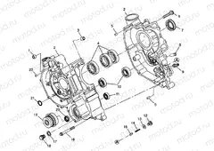 CRANKCASE - W98AC42A (4945214521D003) | CRANKCASE - W98AC42A (4945214521D003)