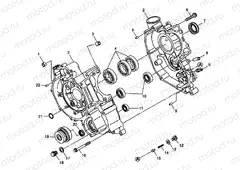CRANKCASE - W98CH50AB (4945714571d004) | CRANKCASE - W98CH50AB (4945714571d004)