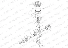 CRANKSHAFT and PISTON - A00AA32AB (4960076007C012) | CRANKSHAFT and PISTON - A00AA32AB (4960076007C012)