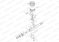 CRANKSHAFT and PISTON - A02CK32AA (4970287028C08) | CRANKSHAFT and PISTON - A02CK32AA (4970287028C08)