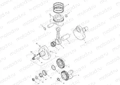 CRANKSHAFT and PISTON - A02CL50AA/DA (4967986798D04) | CRANKSHAFT and PISTON - A02CL50AA/DA (4967986798D04)