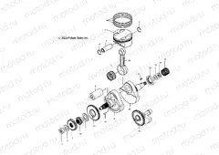 CRANKSHAFT and PISTON - A03GJ50AA/AB (4986168616D01) | CRANKSHAFT and PISTON - A03GJ50AA/AB (4986168616D01)