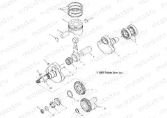 CRANKSHAFT AND PISTON - A04CH42AQ/AR/AS/AT/AV (4987258725D04) | CRANKSHAFT AND PISTON - A04CH42AQ/AR/AS/AT/AV (4987258725D04)
