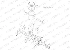 CRANKSHAFT and PISTON - A05BA25CA/CB (4999201499920149C06) | CRANKSHAFT and PISTON - A05BA25CA/CB (4999201499920149C06)